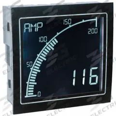 TRUMETER Current Meter: 9 Display Span - Min, 9,999 Display Span - Max, 12 V AC – 24 V AC, RS-485 (MPN APM-AMP-ANO). Key specifications — attr1042966: APM-AMP-ANO; attr1042969: 1%; attr1042981: Green; attr1042982: LCD; attr1042990: Mounting Brackets; attr1042993: 4; attr1043003: Current Meter; attr1043012: Internal Removable Terminal Blocks.