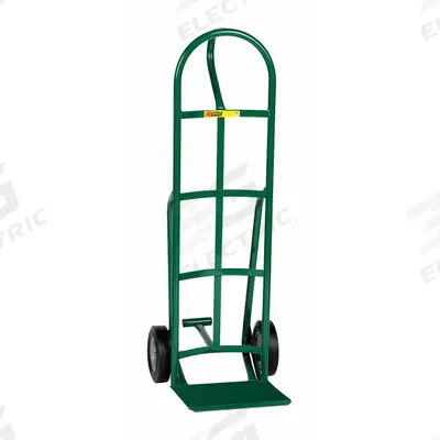 APPROVED VENDOR General Purpose Hand Truck: 800 lb, Single-Loop Handle, Green, Steel - Easy-Load & Tilt Hand Trucks