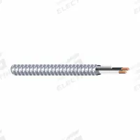 SOUTHWIRE Metal Clad Cable: 6 AWG, 3 Conductors, Copper, 50 ft, Aluminum, Std, THHN (MPN 55604699-50). Key specifications — Brand: SOUTHWIRE.