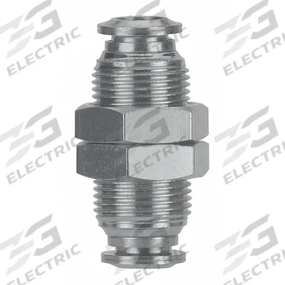 AIGNEP USA Push-Fit Adapter Fitting: 1/2 in OD x 1/2 in OD Size - Stainless Steel Tube Fittings