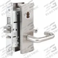 ABILITY ONE Door Lockset: Office Lever Locksets, Stainless Steel, ADA Compliant (MPN 5340-00-NIB-0281). Key specifications — attr1024149: Not Ligature-Resistant; attr1011488: ABILITY ONE; attr1024446: F04; attr1011524: No Message; attr1011506: MR116 Dallas; attr1011485: Yes; attr1059461: Satin Stainless Steel : Stainless Steel.