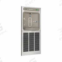 ELKAY Bottle Filler: On-Wall, 8 gph @ 50°F, Stainless Steel, Silver, Stainless, 40 7/8 in Overall Ht (MPN EZWSGRN8K). Key specifications — Housing Material: Stainless Steel; Housing Finish: Stainless; Brand: ELKAY; Chilling Capacity: 8 gph @ 50°F.