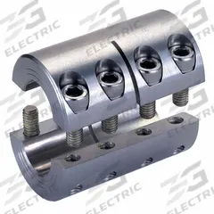 RULAND MANUFACTURING Rigid Shaft Coupling: 1 3/4 in Bore Dia 1, 1 3/4 in Bore Dia 2, Round, Clamp On (MPN SPX-28-28-SS). Key specifications — attr870032: Round; attr870041: No; attr870034: RULAND MANUFACTURING; attr870070: Inch; attr925532: Same Bore Dimensions.