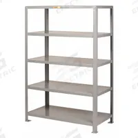 LITTLE GIANT Metal Shelving: Heavy-Duty, Standalone, 72 in x 36 in, 72 in Overall Ht, 5 Shelves (MPN 5SH-3672-72). Key specifications — Brand: LITTLE GIANT; Finish: Powder Coated; Color: Gray.
