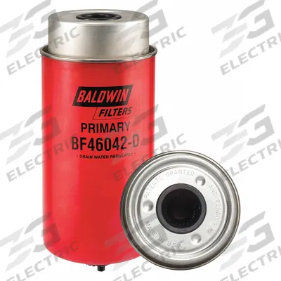 BALDWIN FILTERS Fuel/Water Separator: Spin-On, 10 1/4 in Overall Lg, 4 1/4 in Outside Dia - Spin-On Fuel Filters