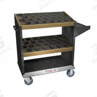 HUOT Tool Holder Cart: For BT50/CAT50/NMTB50 Taper, 52 Compartments (MPN 23950). Key specifications — attr1032789: HUOT; attr1033924: 23950; attr1070348: 52.