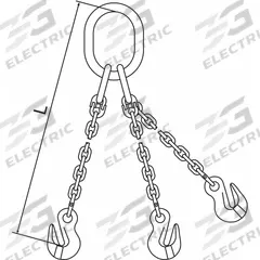PEWAG Chain Sling: 9/32 in Chain Trade Size, 120 Chain Grade, Steel, Fixed, 5 ft Sling Lg, Blue (MPN 7G120TOG/5). Key specifications — attr994094: PEWAG.