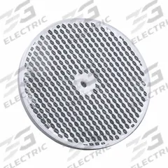 IFM Round Sensor Reflector: Non-Polarized, Round, Plastic, 80 mm Overall Dia (MPN E20005). Key specifications — Product Type: Flat Reflector; Brand: IFM; Manufacturer Part Number: E20005; Compatible Product Type: Retroreflective Sensors; Material: Plastic; Polarization: Non-Polarized.