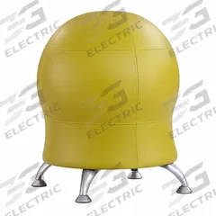 SAFCO PRODUCTS Ball Chair: 23 in Max Overall Ht, 22 1/2 in Overall Wd, Green, 17 1/2 in Seat Wd (MPN 4751GV)