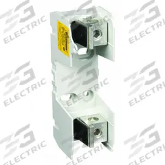 BUSSMANN Fuse Block: Open Block Design, 1 Pole, 250 V AC, Box Lug, Non-Indicating (MPN HM25200-1CR). Key specifications — attr233046: BUSSMANN.