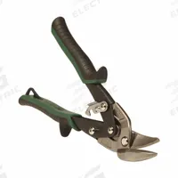 MALCO Aviation Snip: Right, 9 3/4 in Overall Lg, 1 1/4 in Cutting Lg, Steel, TPR, Steel (MPN AV7). Key specifications — attr308531: TPR; attr308530: Steel; attr308532: Steel; attr308533: Yes; attr308535: Galvanized Steel; attr308541: 18 ga (Galvanized Steel); attr308546: Right; attr324897: MALCO.