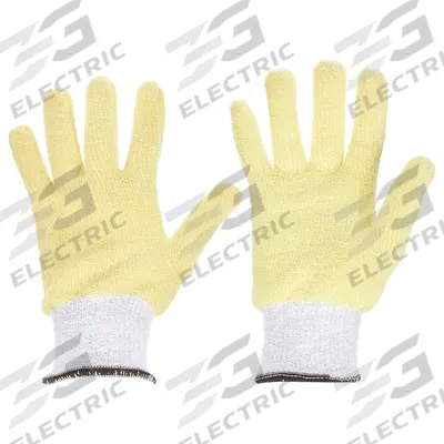CONDOR Knit Gloves: L ( 9 ), Glove Hand Protection, Uncoated, 500°F Max Temp, Cotton - Uncoated Knit Gloves