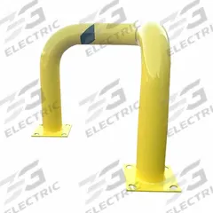 APPROVED VENDOR Corner Guard: Corner, 36 in Top Rail Ht, Mount Hardware Not Included, Guardrail (MPN 2WJJ2). Key specifications — Color: Yellow; Material: Steel; Rail Mounting Style: Floor Mounted; Includes Mid-Rail: Mid-Rail Not Included.