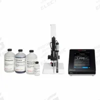 THERMO SCIENTIFIC pH Meter Kit: ORP/pH/Temp, Electrode Stand, -2 pH pH Range - Min, ±0.002 pH (MPN PSTAR2146). Key specifications — pH Accuracy: ±0.002 pH; Temp Compensation: Automatic; Measurement Components Included: 096019-WA Stirrer Probe; Reagents and Solutions Included: Ammonia ISA; Test Parameters: ORP; Other Accessories Included: Electrode Stand; Manufacturer Part Number: PSTAR2146.