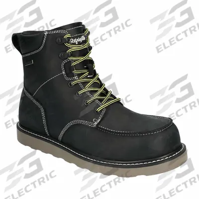 REFRIGIWEAR Hiker Boot: Unisex, Size 14, D, Black, Composite Toe Cap - Hiker-Style Safety-Toe Work Boots & Shoes