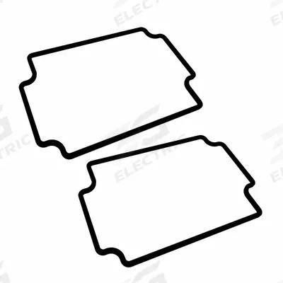 HAMMOND Electrical Enclosures: Repl Gasket, Temp Rating of -40°C to 150°C - Electrical Enclosure Accessories & Replacement Parts