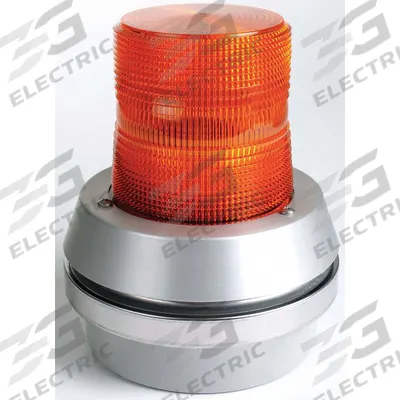 EDWARDS SIGNALING Horn Strobe: 120VAC, 7 3/8 in Overall Ht, 6 in Overall Dia, LED - Horn Alarms with Strobe Light