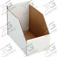 PACKAGING CORPORATION OF AMERICA Corrugated Shelf Bin: 11 in Overall Lg, 6 1/4 in x 8 1/2 in, White (MPN 1W956). Key specifications — Brand: PACKAGING CORPORATION OF AMERICA; % Recycled Content: 30-45%; Manufacturer Part Number: 1W956; Includes Dividers: Dividers Not Included; Electrostatic Discharge: Not Electrostatic Discharge Conductive.