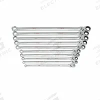 GEARWRENCH Box End Wrench Set: Alloy Steel, Chrome, 10 Tools, 1/4 in to 3/4 in Range of Head Sizes (MPN 86142). Key specifications — attr324927: GEARWRENCH; attr309452: Tray; attr309451: No; attr309461: Chrome; attr309460: Alloy Steel; attr309463: No; attr309449: 1/4 in to 3/4 in.