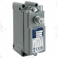 TELEMECANIQUE SENSORS Limit Switch: Roller Lever, Metallic, 9007AW, No Actuator Included (MPN 9007AW18). Key specifications — Brand: TELEMECANIQUE SENSORS; Manufacturer Part Number: 9007AW18; Contact Form: DPDT - DB - 2NO/2NC; Actuator Style: Rotary Lever; Differential Travel: 2.5°; Overtravel: 25°; Pretravel: 5°; Series: 9007AW.