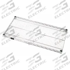 QUANTUM STORAGE SYSTEMS Metal Shelving: 48 in x 18 in, 1 Shelves, Split Sleeve, 800 lb Load Capacity (MPN 1848C). Key specifications — Recommended Environment: Dry; Material: Steel; Brand: QUANTUM STORAGE SYSTEMS; Color: Silver; Finish: Chrome.