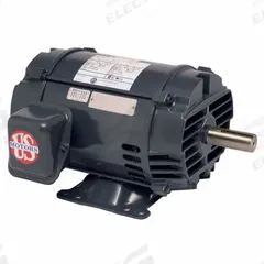 U.S. MOTORS Vector Motor: Rigid Base Mount, Open Drip Proof, 3 hp, 230/460V AC, 1,770 RPM (MPN D3V2B). Key specifications — Brand: U.S. MOTORS; Nameplate Voltage @ 60 Hz: 230/460V AC; Full Load Current @ 60 Hz: 7.6/3.8 A; Nameplate RPM @ 60 Hz: 1,770 RPM; Motor Enclosure: ODP.