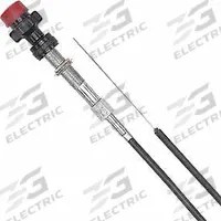 Exterior Throttle Cables: Dump Truck/PTO, 240 in Overall Lg (MPN VCGTX20). Key specifications — Tool Type: Adjustable Locking Control Cable; Application: Dump Truck; Includes: Weatherproof Handles and Coated Cables; Material: Stainless Steel; Brand: BUYERS PRODUCTS.