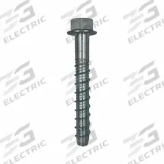 MKT FASTENING Screw Anchor: 5 in Overall Lg, 5/8 in Dia, Steel, External Hex, Hex, Steel, 5 PK (MPN 4158500). Key specifications — Material Grade/Class: Not Graded; Removable: Removable; System of Measurement: Inch; Tip Type: Self-Tapping; Brand: MKT FASTENING; Screw Anchor Type: Concrete Anchor.