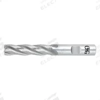 OSG Roughing End Mill: Cobalt, 4 Flute, Fine Pitch, 1/2" Mill Dia, 2" LOC, 4" OAL (MPN 4600300)