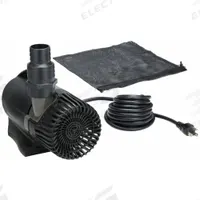 Waterfall Pump: 17/64 hp, 120V AC, Plastic housing, 18 ft Max Head (MPN 52353). Key specifications — Pump Type: Waterfall Pump; Brand: POND BOSS; Manufacturer Part Number: 52353; Nameplate Voltage: 120V AC; Discharge Connection: 1-1/2 in Barbed.