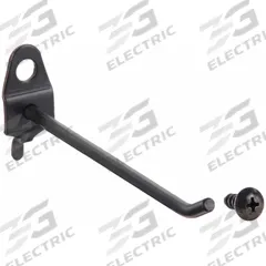 APPROVED VENDOR Single Rod Pegboard Hook: 1/4 in Peg Hole, For 1 in Pegboard Hole Spacing, 10 PK (MPN 5TPG2). Key specifications — Color: Black; Locking System: Screw-In; Mounting Type: Surface; Accessory Type: 30-Degree Single Hook; Brand: APPROVED VENDOR.