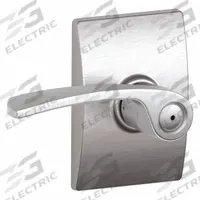 SCHLAGE Door Lockset: Privacy Lever Locksets, Chrome, ADA Compliant (MPN F40 MER 626 CEN). Key specifications — Ligature Resistance: Not Ligature-Resistant; Brand: SCHLAGE; Lockset Function ANSI Code: F76; Visual Indicator Message: No Message; Lockset Style: Century; ADA Compliant: Yes; Finish: Satin Chromium-Plated : Brass.