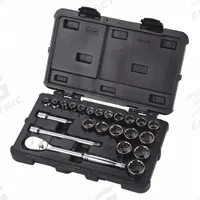 WESTWARD Socket Wrench Set: 3/8 in Drive, 23 Piece, 12-Point, Metric, 6 mm to 25 mm (MPN 53PN36). Key specifications — attr1224269: 3/8 in; attr1204638: Drive Tools Included; attr1204650: 6 mm to 25 mm; attr1204673: Socket Bits Not Included; attr1204681: Wrenches Not Included; attr1204688: WESTWARD; attr1206170: Drive Tools.