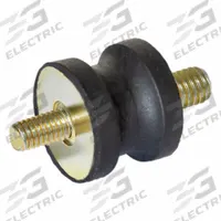 JW WINCO Vibration-Isolating Mount: Hourglass, Natural Rubber, Male x Male Style (MPN 356.1-40-25-30-5/16-55). Key specifications — Isolator Body Material: Natural Rubber.