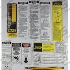 DEWALT Label Kit: For 20X997/20X998/20X999/20Y001/20Y002/20Y003/20Y004, Fits Louisville Ladder Brand (MPN PK-DXL3020-XXPT). Key specifications — For Use With Grainger Item Number: 20Y004; For Use With Mfr. Model Number: DXL3020-40PT; Fits Brand: Louisville Ladder; Product Type: Label Kit; Brand: DEWALT.