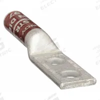 Compression Lug: For 2 AWG, Stranded Wire, 3/8 in Stud Size, Long, Copper Barrel (MPN YA2C2TC38). Key specifications — Inspection Hole: No; For Wire Type: Stranded; For Wire Sizes: 2 AWG; Brand: BURNDY; Manufacturer Part Number: YA2C2TC38.