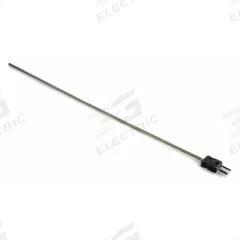 DAYTON Thermocouple Probe: -346°F to 2,193°F /-210°C to 1,200°C, Type J, Rounded Tip, 18 in Probe Lg (MPN 36GK69). Key specifications — attr1275752: 20 AWG; attr1275757: 18 in; attr1275763: ±1.1 % Below 293 °C, ±0.4 % Otherwise; attr1275765: 36GK69; attr1275769: DAYTON; attr1434700: Hose Clamp.
