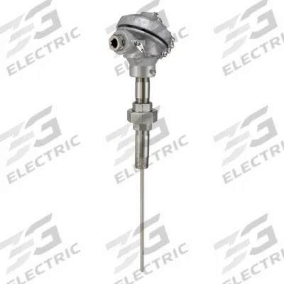 ASHCROFT Thermocouple Probe: -328°F to 1,832°F /-200°C to 1,000°C, ±2.2°C, Type K - Thermocouples with Pipe Connection