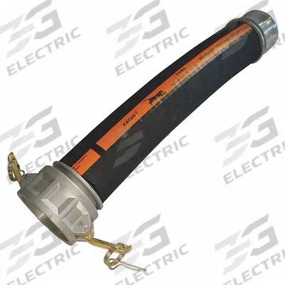 BOSTON Gasoline Hose: 6 in Hose Inside Dia., 6 55/64 in Hose Outside Dia., 150 psi - Vinyl Nitrile Petroleum Hose Assemblies with Vinyl Nitrile Cover