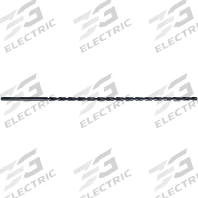 CLE-LINE Extra Long Drill Bit: 13/32", 18" Overall Lg, 118° Notched Point - High-Speed Steel Extended-Length Drill Bits