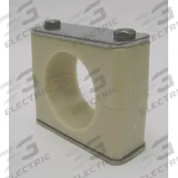 BEHRINGER PIPE SYSTEMS Beta Clamp: Smooth Bore, 316 Stainless Steel Clamp, Santoprene Cushion (MPN SBX60875-SP)