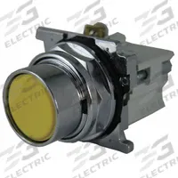 EATON Flush Push Button Operator: Non-Illuminated, Flush Profile, Metallic, 30 mm, 1NO (MPN 10250T23Y). Key specifications — Brand: EATON; Action: Momentary; Series: 10250T; Push Button Material Type: Metallic.