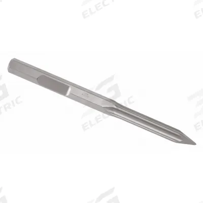 BOSCH Breaker and Demolition Hammer Chisel: 1/4 in Head Wd, 16 in Overall Lg - Chisel Bits for Breaker & Demolition Hammers