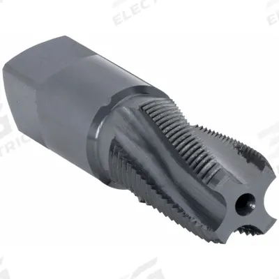 OSG Pipe and Conduit Thread Tap: 3/8"-18 NPT/ANPT, 4 Flute - Short-Projection Spiral-Flute Pipe Taps