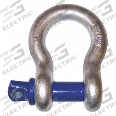 APPROVED VENDOR Anchor Shackle: Anchor Shackle, 50,000 lb Working Load Limit, Alloy Steel, Silver (MPN 8064405). Key specifications — Body Color: Silver; Brand: APPROVED VENDOR.