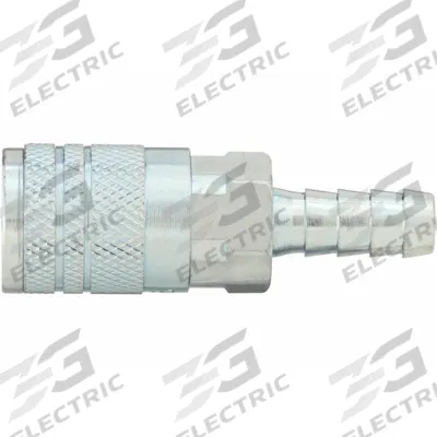 SPEEDAIRE Quick Connect Hose Coupling: 1/4 in Body Size, 3/8 in Hose Fitting Size - Industrial Interchange Steel Quick-Connect Air Coupling Bodies