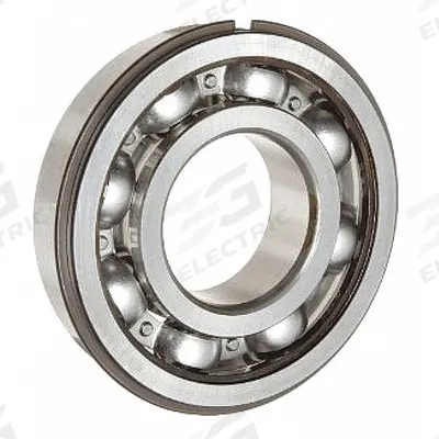 SKF Radial Ball Bearing: 6204, 20 mm Bore, Open, 47 mm OD, 14 mm Outer Ring Wd - General Purpose Retaining Ring Ball Bearings