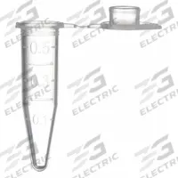 APPROVED VENDOR Microcentrifuge Tube: Microcentrifuge Tube, Polypropylene, 0.5 mL Capacity - mL (MPN 6VMX8). Key specifications — Brand: APPROVED VENDOR; Graduated: Yes; Closure Color: Natural; Includes Closure: Yes; Body Color: Natural; Bottom Shape: Conical; Body Material: Polypropylene.