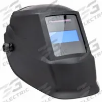 LINCOLN ELECTRIC Welding Helmet: Auto-Darkening, 2 Arc Sensors, Black, W7 to W13, 3.82 in x 1.73 in (MPN K3419-1). Key specifications — Color: Black; Suspension Adjustment Type: Ratchet; Series: Lincoln Electric; Viewing Area: 3.82 in x 1.73 in; Brand: LINCOLN ELECTRIC; Grind Mode: Yes; Helmet Material: Polycarbonate; Helmet Type_Original: Auto-Darkening.