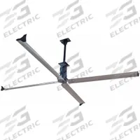 SKYBLADE Ceiling Fan: 133,484 cfm Airflow, 16 ft Blade Dia, Variable Speeds, 230V AC, Single Phase (MPN STEP-1649-423-1). Key specifications — Voltage: 230V AC; Light Kit: No; Series: STEP; Number of Speeds: Variable; Phase: Single; Current: 7.2 A; Brand: SKYBLADE.